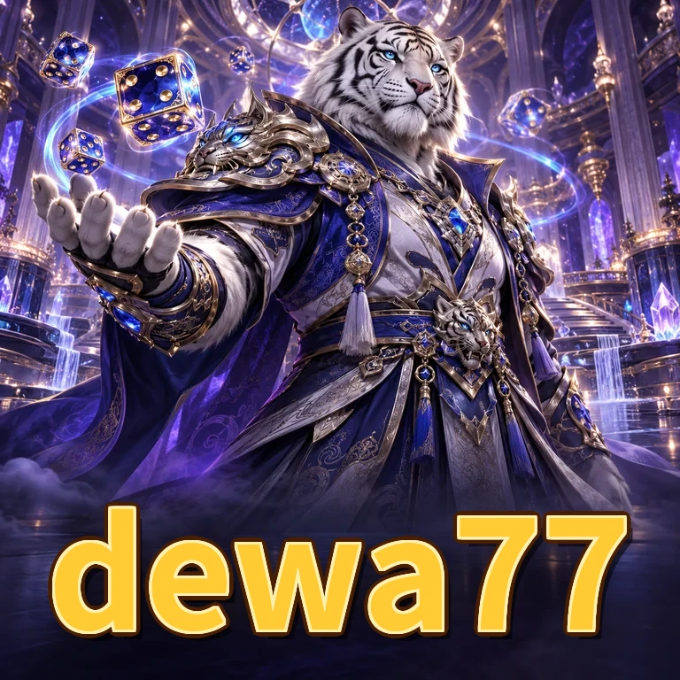 Logo dewa77 APK untuk halaman profil tim redaksi